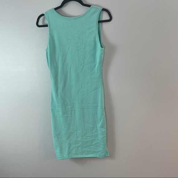 Hera | Mint Bodycon Knit Mini Dress Sz S - Picture 4 of 5